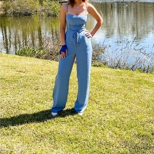 Women's Blue Jumpsuit